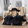 Jose Pedro flannel blanket, home office leisure sofa blanket, multi-functional travel portable warmth blanket gift blanket