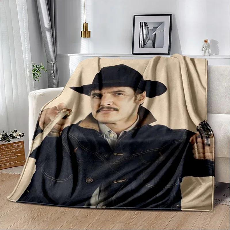 Jose Pedro flannel blanket, home office leisure sofa blanket, multi-functional travel portable warmth blanket gift blanket