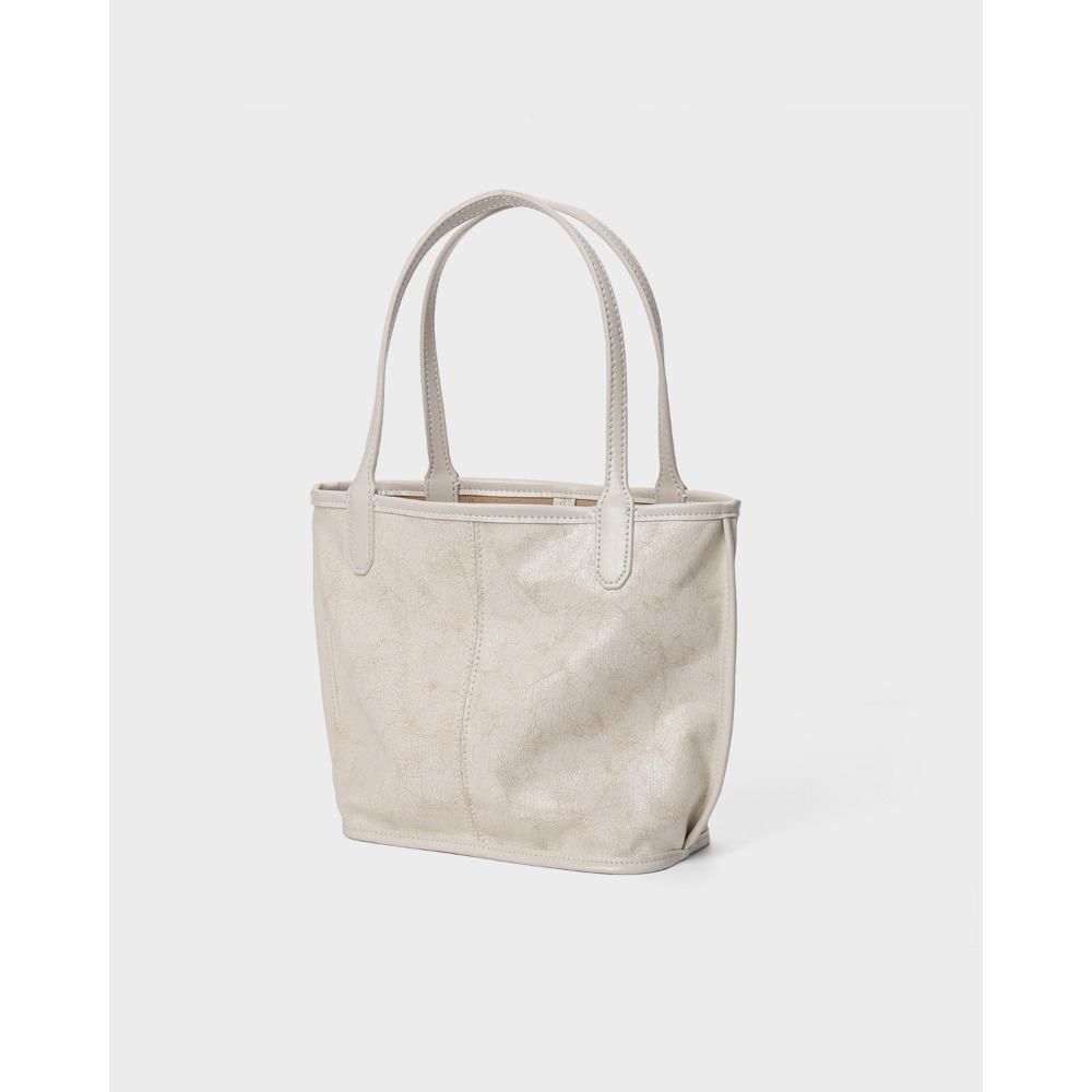Bag Summer Women s Versatile New Women s Bag Leather Shoulder Large Capacity Commuter Bucket Bag Light бежевый