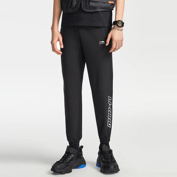 Li-Ning Li Ning Sports Fashion Collection Sweatpants Men's Black Unisex AYKR149-1