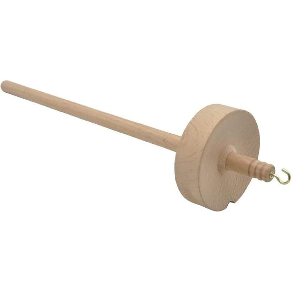 2Pcs Drop Spindle for Spinning Wool Yarn Spin Top Whorl Drop Spindle Hand Carved Wooden for Beginners