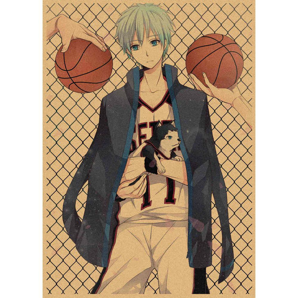 Kuroko's Basketball Retro Kraft Poster Decorative Wall Art Mural 407