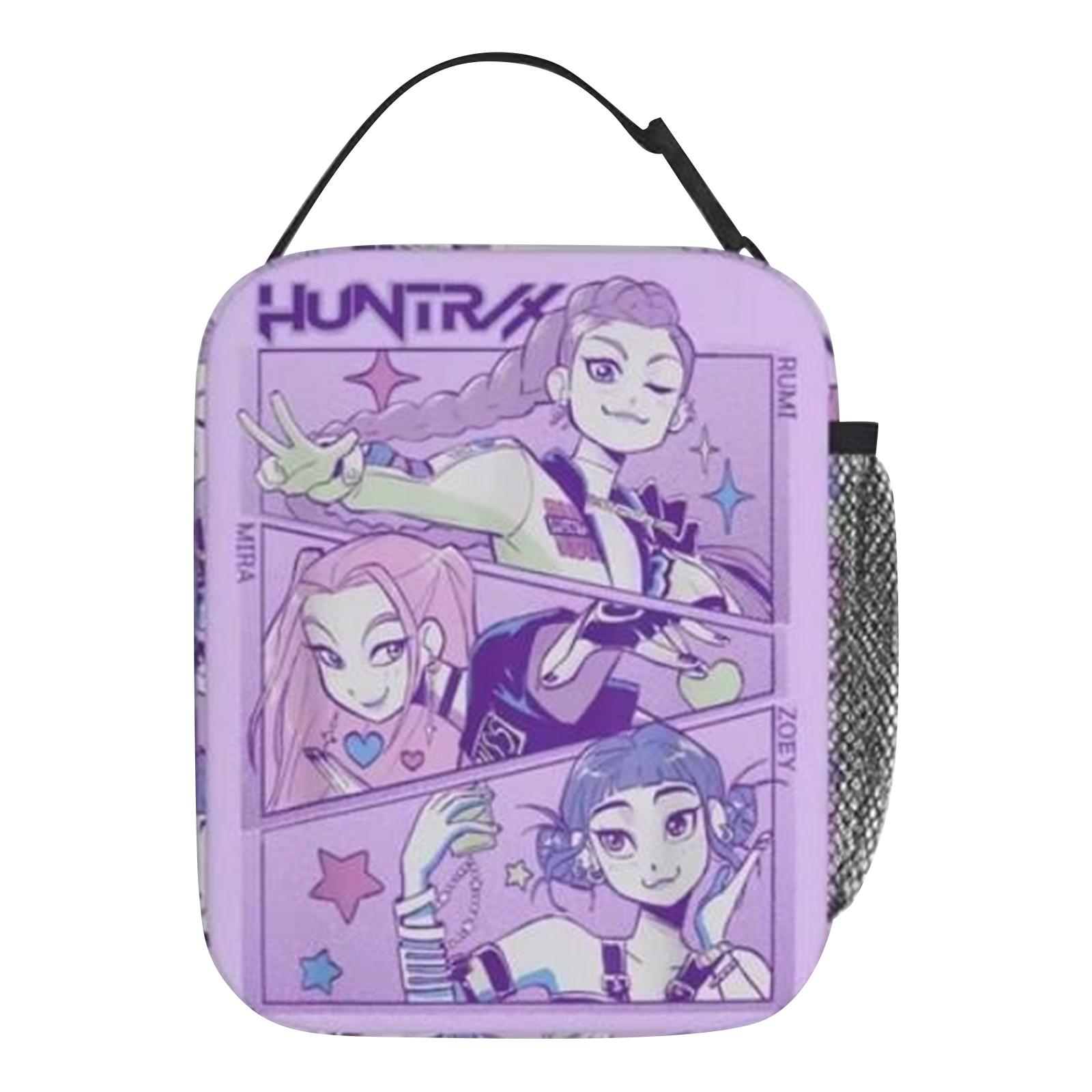 

Lunch Bag Outdoor Picnic Lunch Box Retro Graphic Design Tote Food Bags Oxford Portable Insulated Cooler Bag One Size