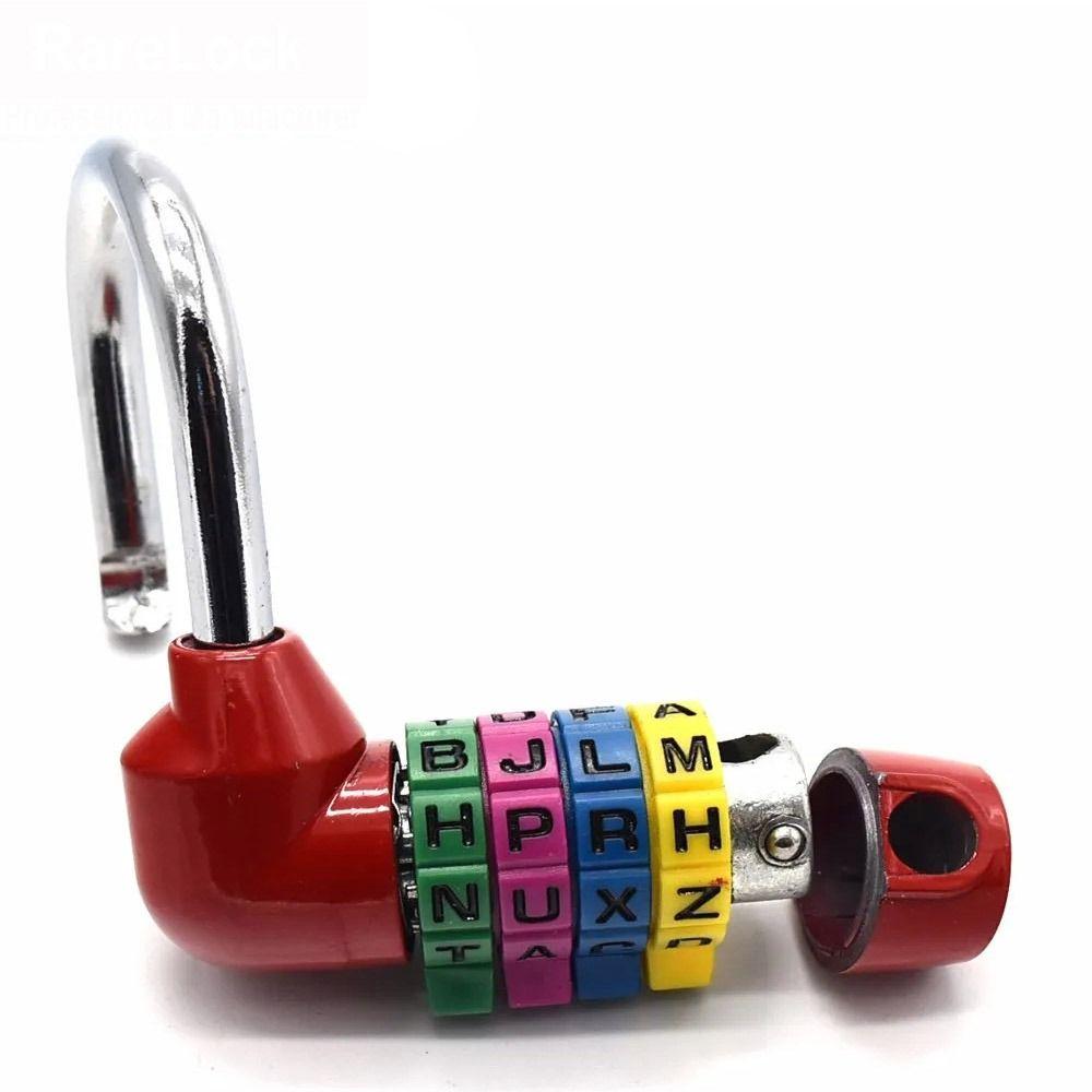 4 Letter Code Password Lock Security Travel  Password Lock 4 Letter  Combination Padlock  Cabinet