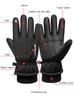 Winter Ski Gloves Waterproof Cold-proof Velveteen-thickened Outdoor Sports Warm Cycling Gloves