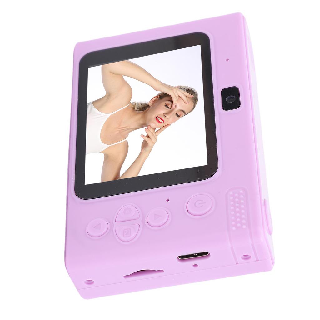 Digital Camera 2.4in Screen Dual Lens 48MP HD Photo 1080P Video Multi Filters Games MP3 Rechargeable Kids Camera