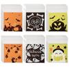 100PCS/Set Pumpkin Party Ghost Printed Nougat Candy Bags Biscuits Snack Packaging Bags  Unisex