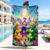 Teletu-bbies Celebrate Pride Beach Towel, Microfiber Beach Towel, Perfect For Pool, Beach, Travel, Home Decor Beach Party Fan Gifts