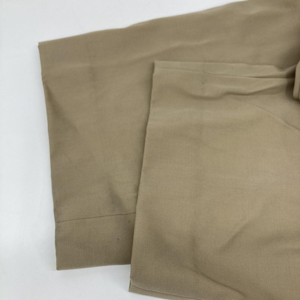 AURALEE A22AP02MG Two-Tuck Gabardine Slacks Bottoms 5 BeigeUsed