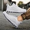 Shoes Men's Year Full Palm Air Cushion Men's Shoes Large Size Running Shoes Flying Weaving Breathable Deodorant Sneakers Men's
