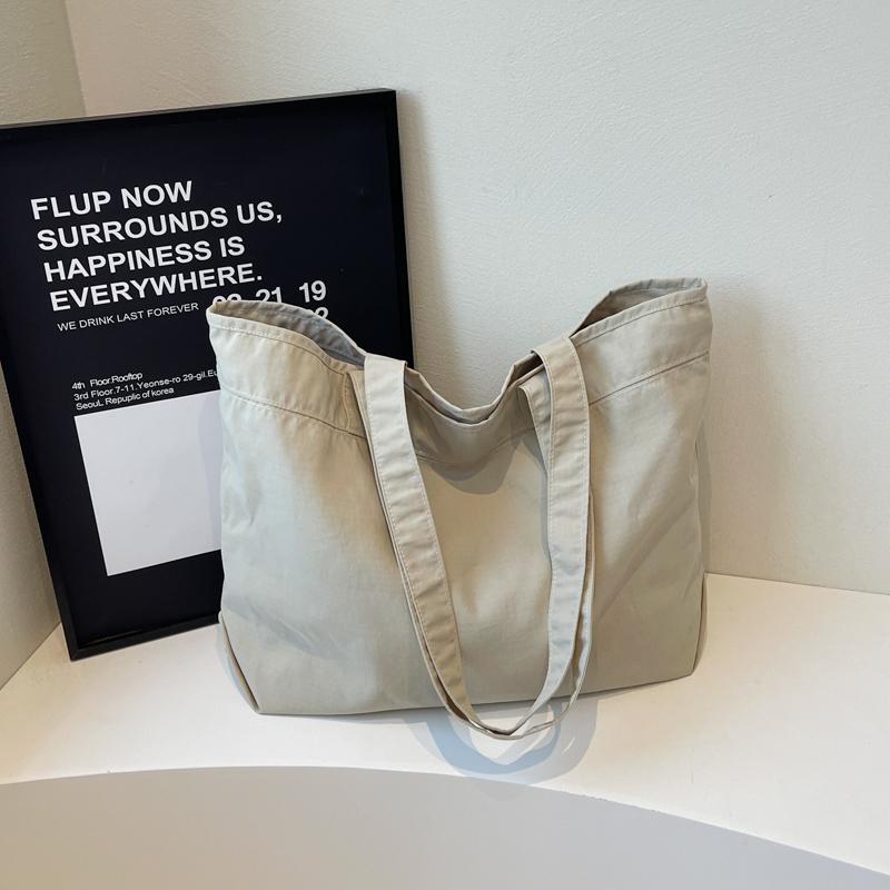 Student Class Shoulder Bag Women's Large Capacity Commuter Handbag Waterproof Tote Bag