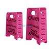 HX6F 2PC Popular Caution Sign Hair Claw Clip Overstimulated Design Ponytail Holder for Thick Curly Fine Hair with Strong Grip