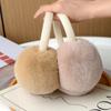 Natural 100% Rex Rabbit Fur Earmuffs Winter Accessories for Women Winter Ear Muffs Fluffy Earmuff Ear Cover for Winter