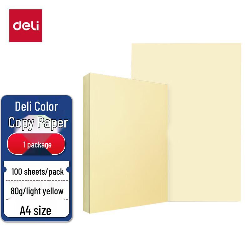 deli A4 Colored Copy Paper