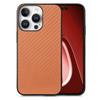 For iPhone 16 Pro Max Case Carbon Fiber Texture PU+PC+TPU Phone Cover