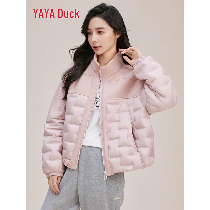 YAYA 2025 Women s Lightweight Stand Collar Down Jacket M