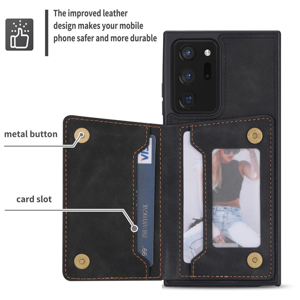 Samsung S24ultra S23 Multi-function Zipper Mobile Phone Case: A54 Anti-fall Protective Cover with Wristband.