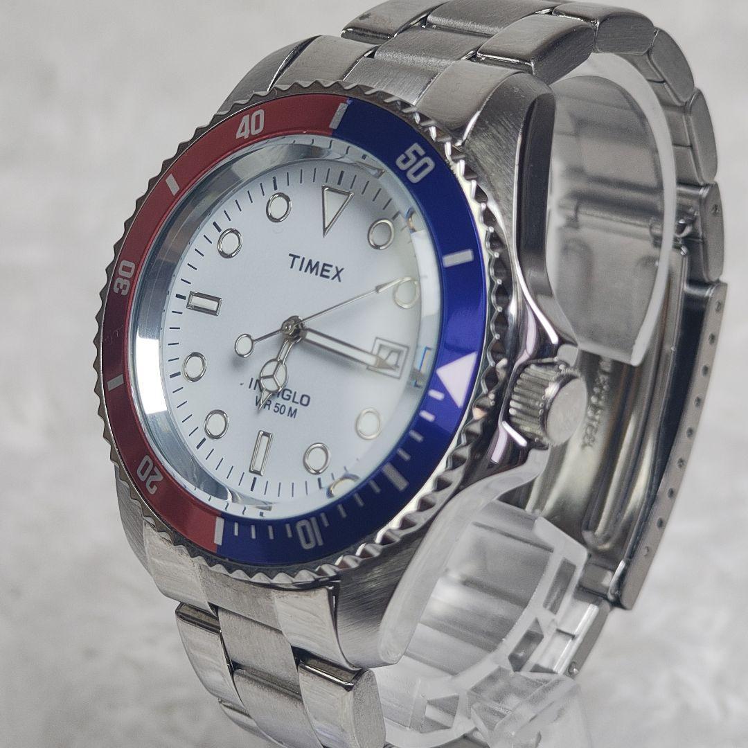 Used TIMEX Quartz Watch Pepsi Bezel [Good Condition]