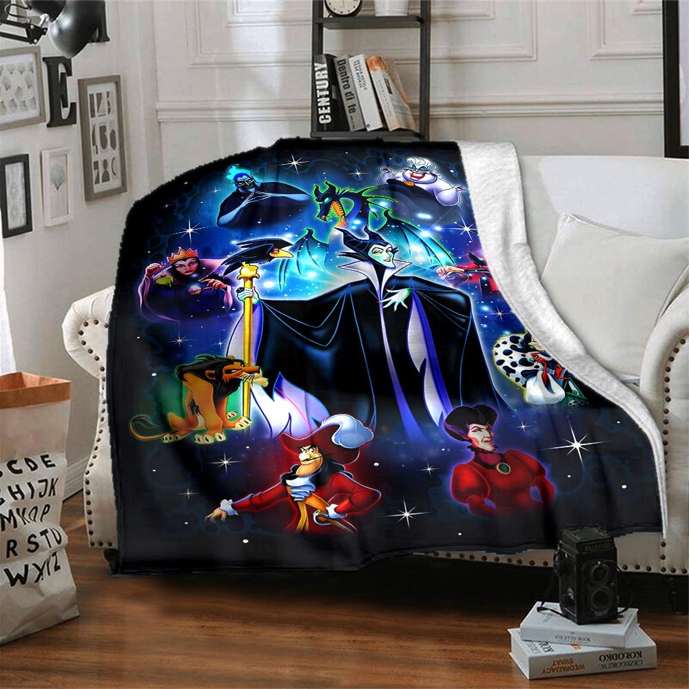 1pc Villains2 Blanket, Gift, for Men and Women, Soft Blanket, Good for Sofa Bed Couch Travel, Lightweight Flannel Blanket