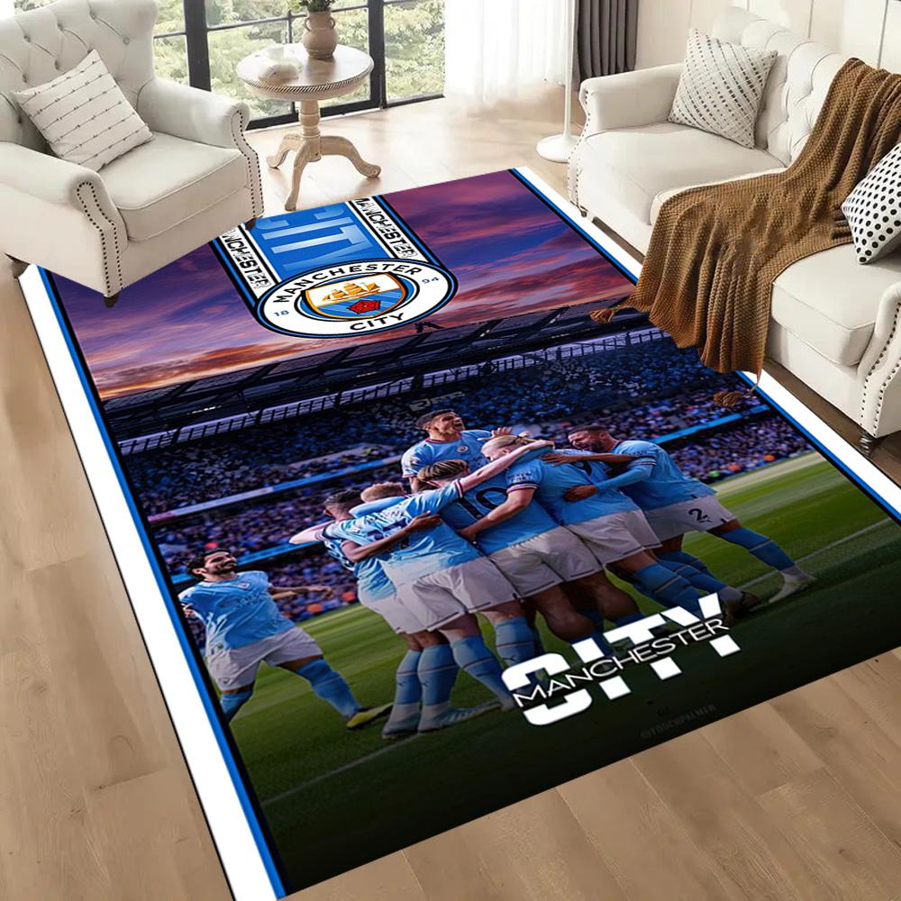 Manchester City Floor Rug Office Rug Perfect For Kitchen Dormitory Study Room Decorate Room Antislip Rug Office Home Decor Wedding Party Gift