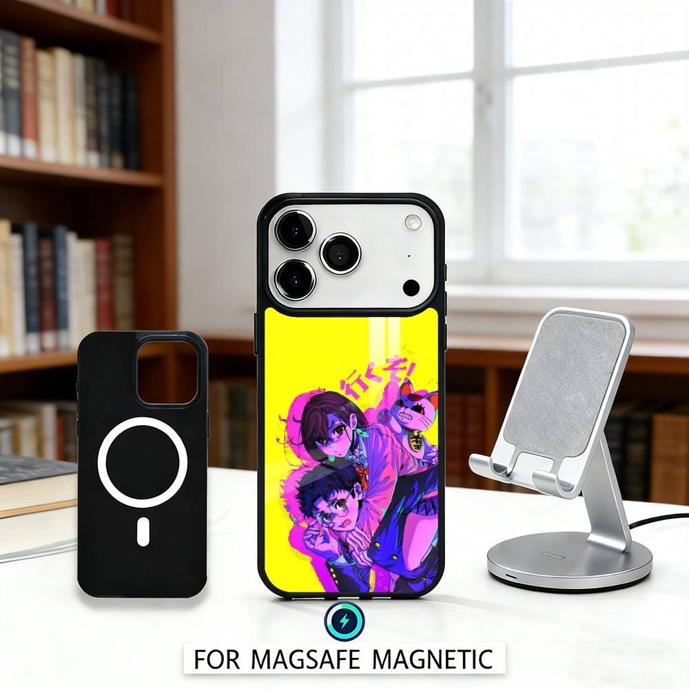 1PC Anime D-Dandadan Phone Case For iPhone 17,16,15,14,13,12,Pro,Max For Magsafe Magnetic Wireless Charging