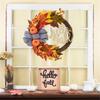 Fall Season Artificial Wreath Decors Decorative Wreath Hangings For Autumn Celebration Welcoming Touch Flower Rings