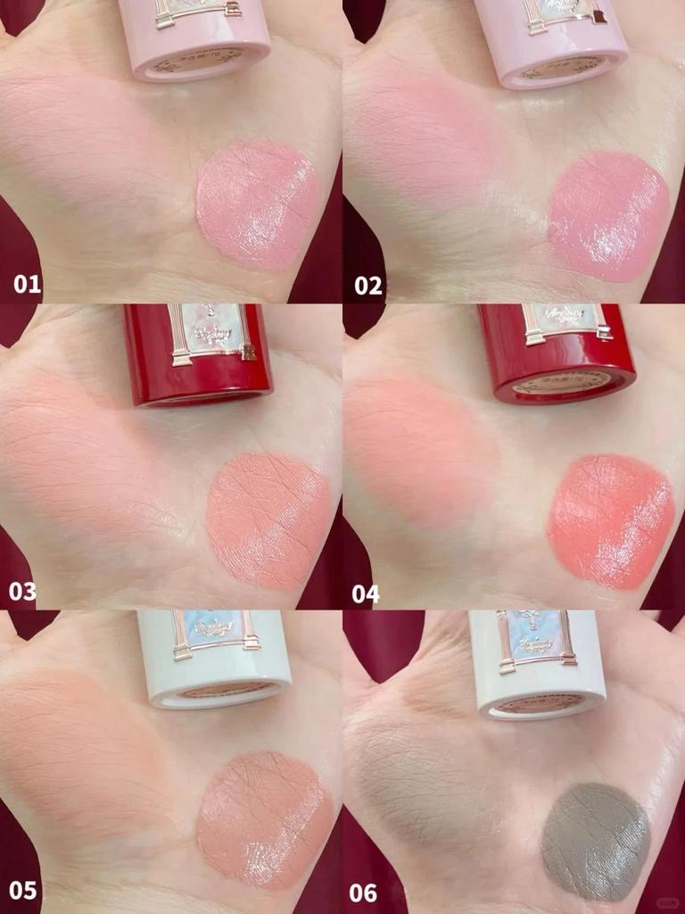 Flower Knows Strawberry Cupid Liquid Blush Long-lasting Moisturizing Easy Makeup Blush Creamy Liquid Blusher
