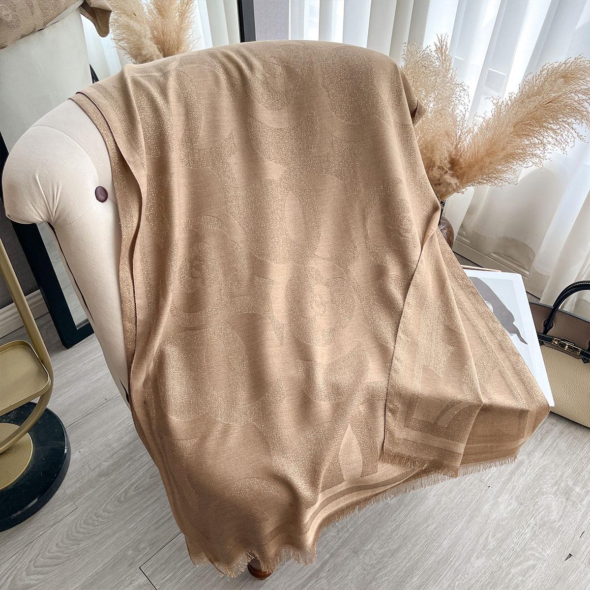 

Elegant Long Muslim Hijab Scarf For Ladies With Golden Thread Spring Autumn Sun Protection Decorative Shawl Wrap Headscarf