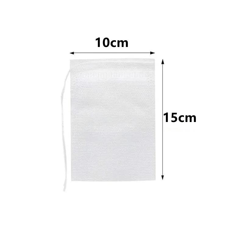Disposable Teabags Non-woven Fabric Tea Filter Bags for Coffee Spice Tea Bag with Empty Tea Bags With Strings Nylon Filter Bag