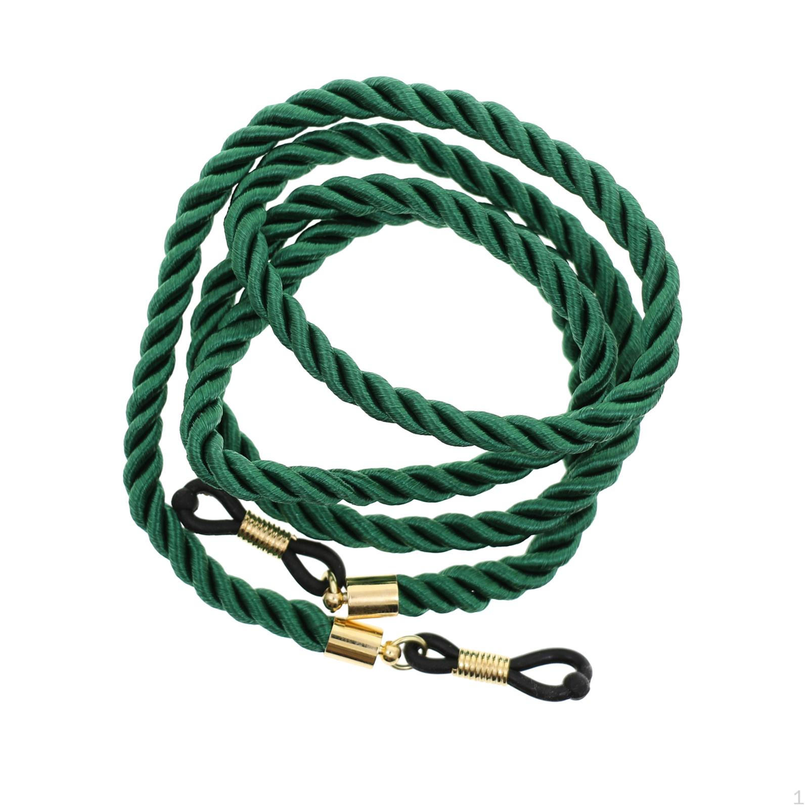 

Цепочки для очков Ремешок для очков Держатель для очков Ремешок для солнцезащитных очков темно-зеленого