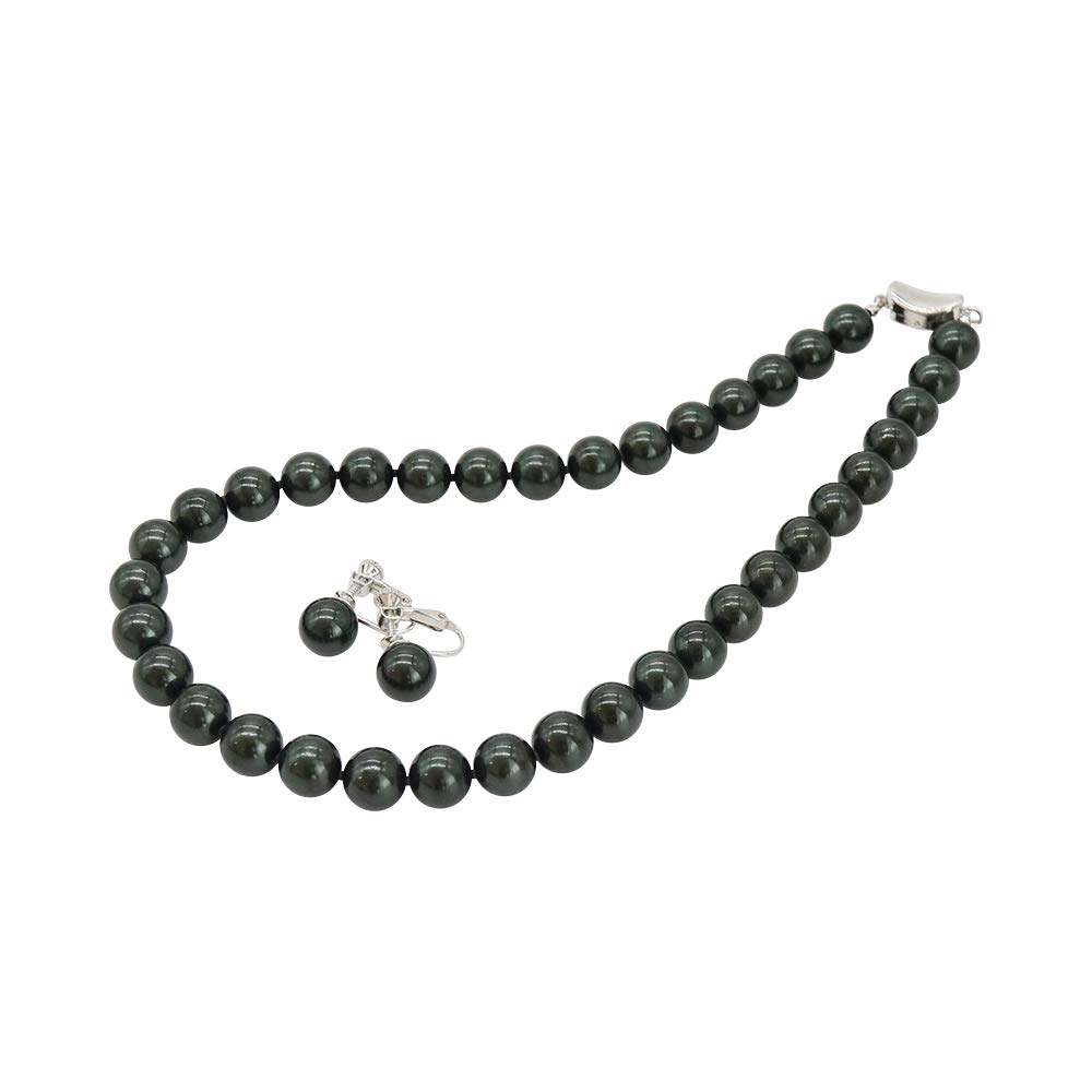 

Pearl Necklace Graduation Ceremony Entrance Ceremony Entrance Ceremony 10mm42cm Jewelry Box Included High Quality/Earrings/Peacock