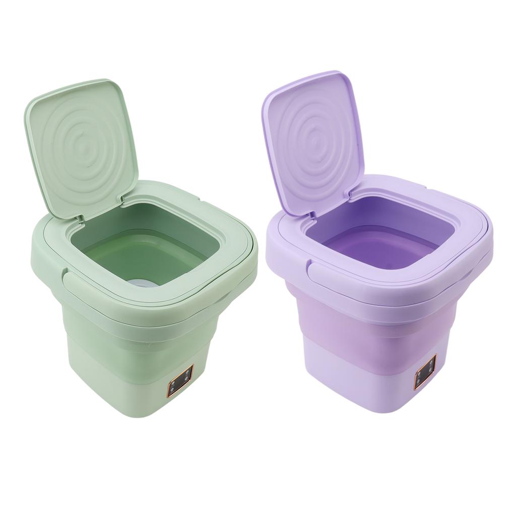 9L Portable Washing Machine Foldable Small Laundry Machine Automatic Baby Underwear Washing Machine