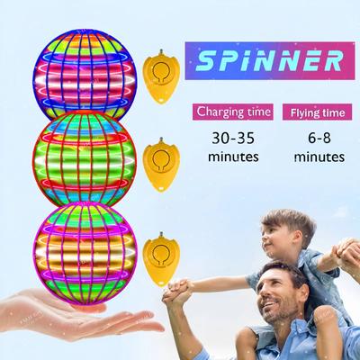 Létající míč Bumerang Spinner Fly hračky Orb Magic Ball Drone Hračky Děti Děti Narozeniny Vánoce Hračky Fidget Dětské Rodinné dárky
