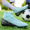 Hot-selling Football Shoes Men's High-top AG Long Broken Nails Student Children Boys Professional Training Football Shoes Spot