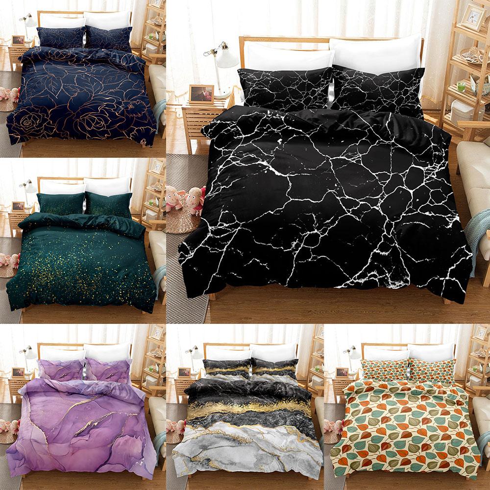 Art Design Bedding Sets Comforter Quilt Bed Cover Duvet Cover Pillow Case 2-3 Pieces Sets Kids Adult Size Home Decoration