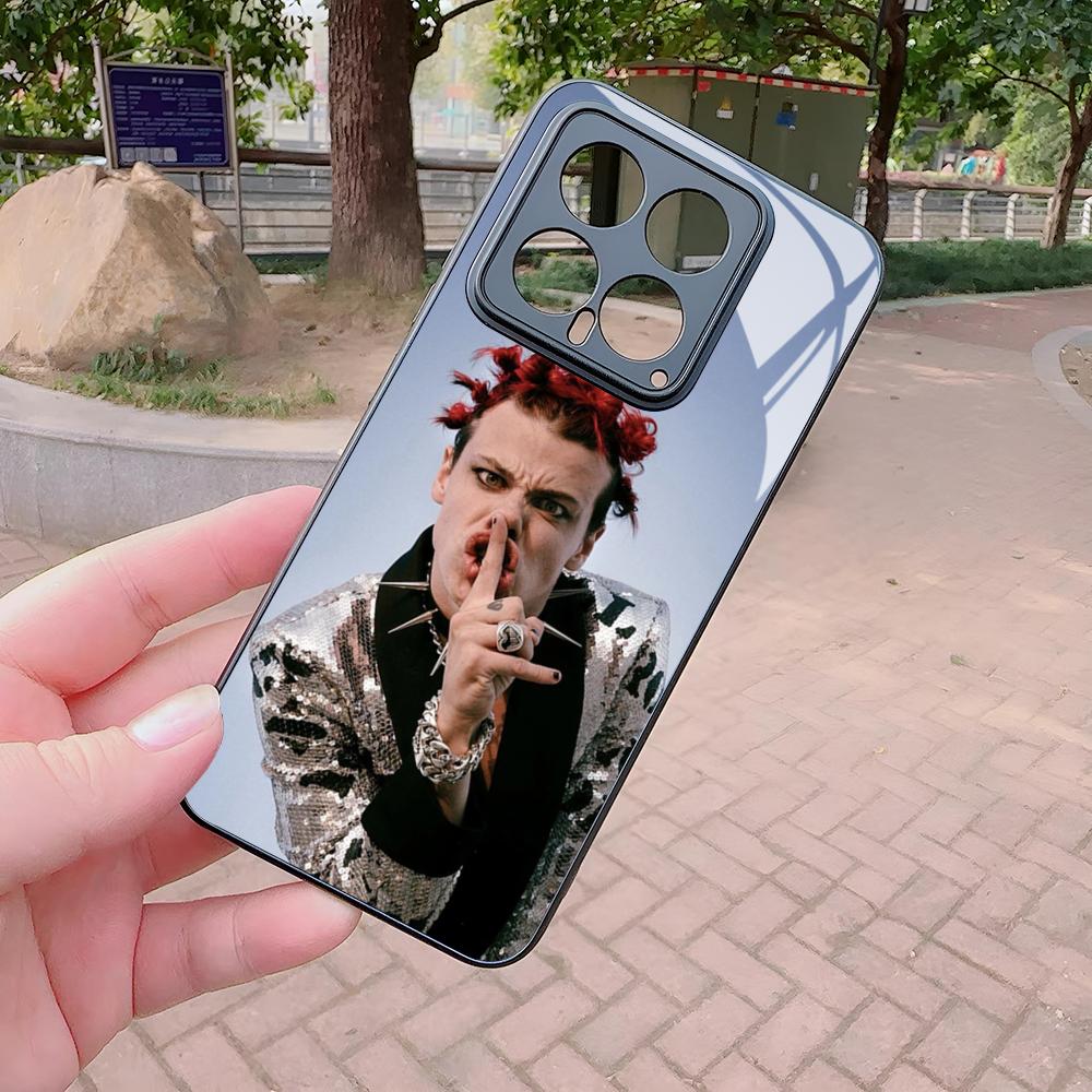 Yungblud Strawberry Lip Phone Case for Xiaomi Redmi Note 14 13 12 14c 13c 13x A5 A3 A2 Pro Plus Glass Cover