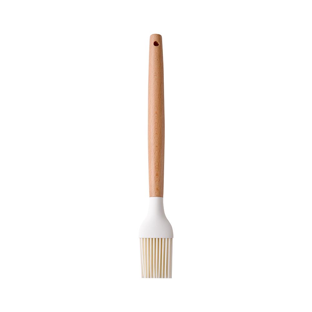 11-Piece Set: Silicone Kitchen Utensils with Lightweight Wooden Handles - Spatulas and Spoons