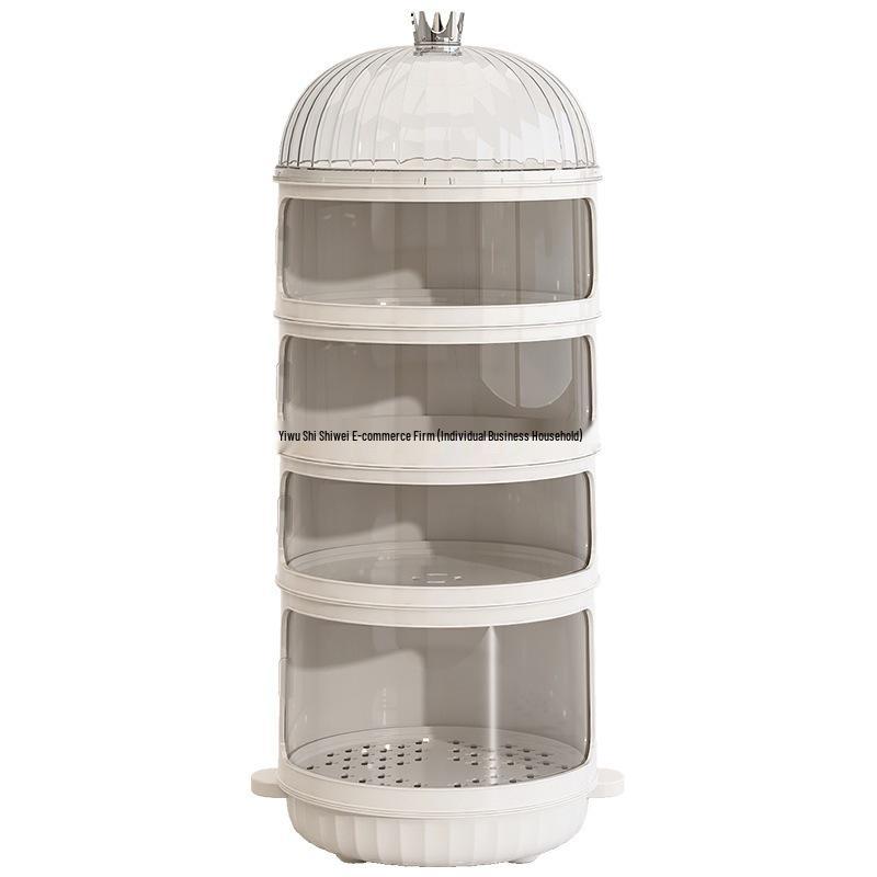 Multi-layer Transparent Food Cover for Dining Table Insulation