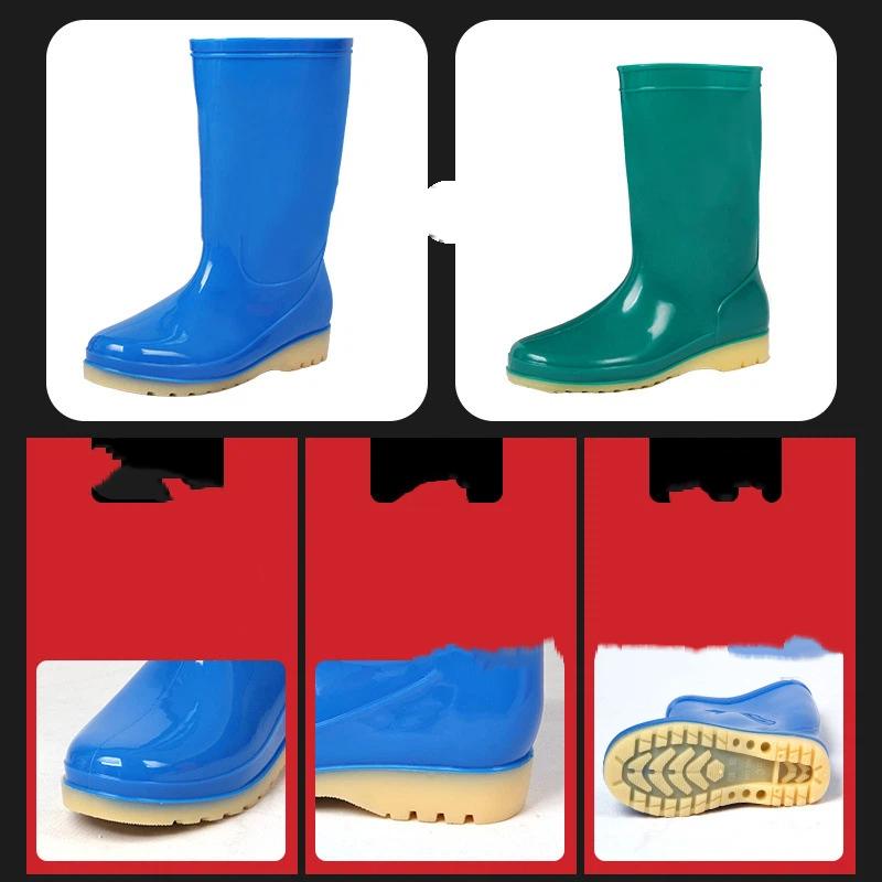 Ladies' Outdoor Anti Slip Wear Resistant Lightweight Comfortable Rain Shoes Rubber Shoes