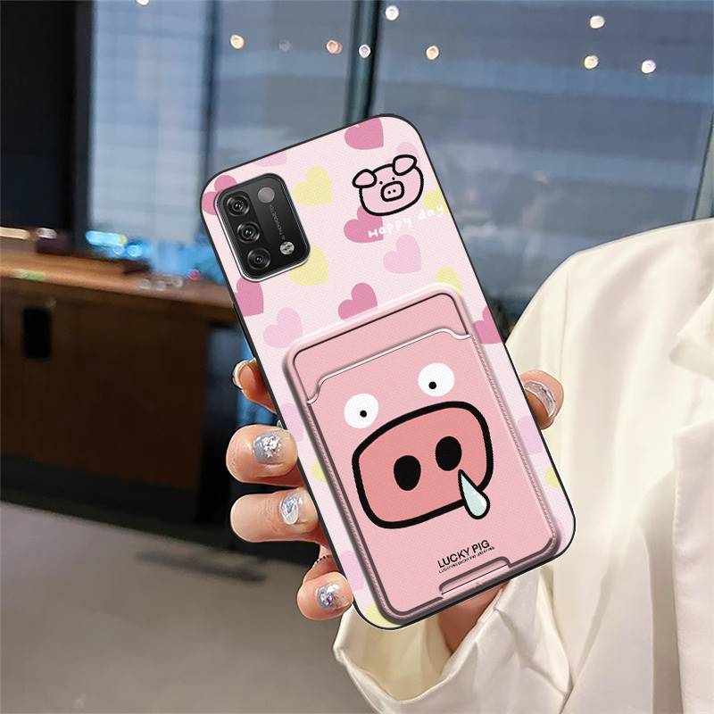 Back Cover Card slot Phone Case For UMIDIGI A11 Dirt-resistant Silicone Graffiti Cartoon Anti-dust Anti-knock Waterproof