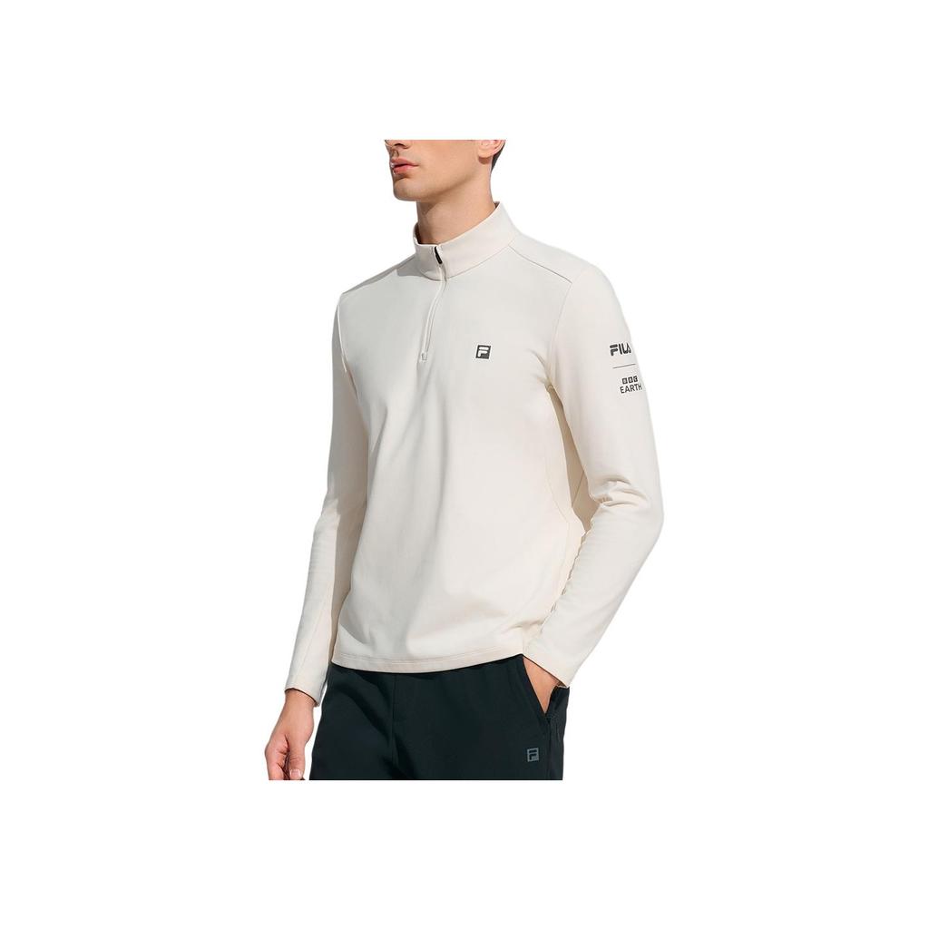 New FILA Casual Sportswear Men's Clothing Set Gray T Shirt+Pitch Black Pants A11M447202F-BG+A11M411806F-BK