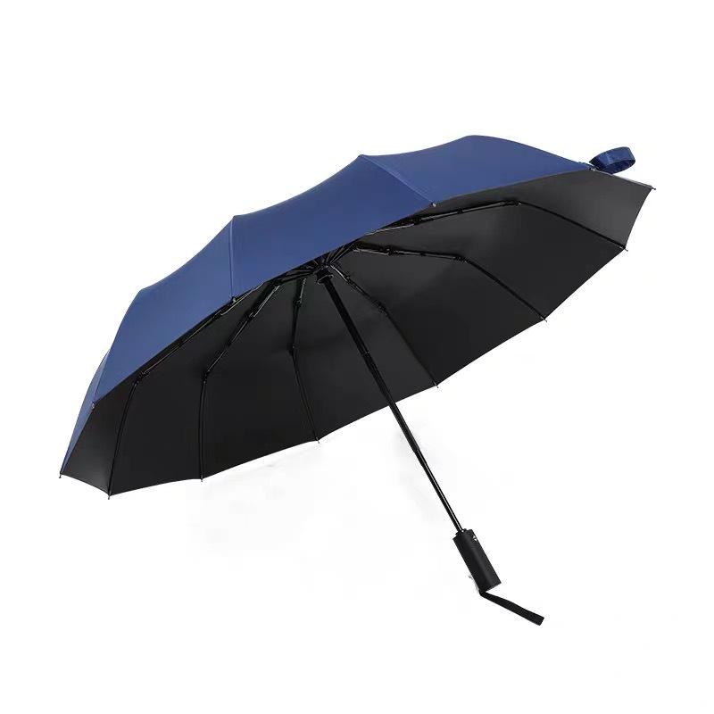 Parapluie pliant automatique pour femme avec protection UV et logo