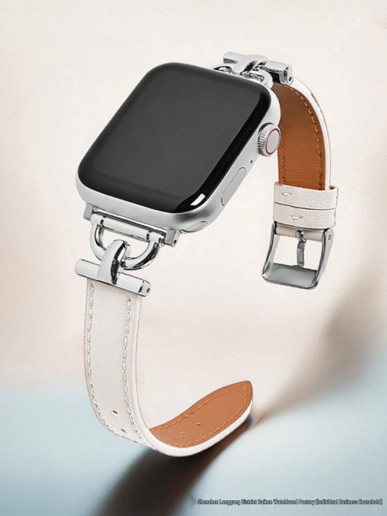 

Женский ремешок из натуральной кожи для Apple Watch для Ultra/SE, D-образная пряжка, Новый 38mm/40mm/41mm