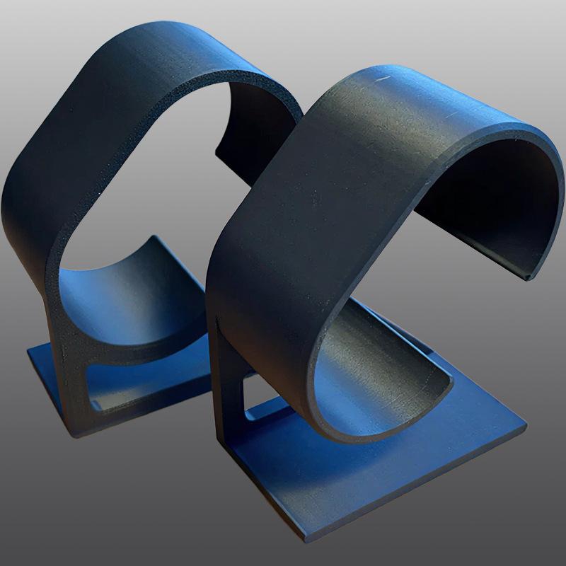 3D Printed Watch Stand Easy to Assemble Smooth Curved Design Stable Base Holder for Watch Storage Travel Use