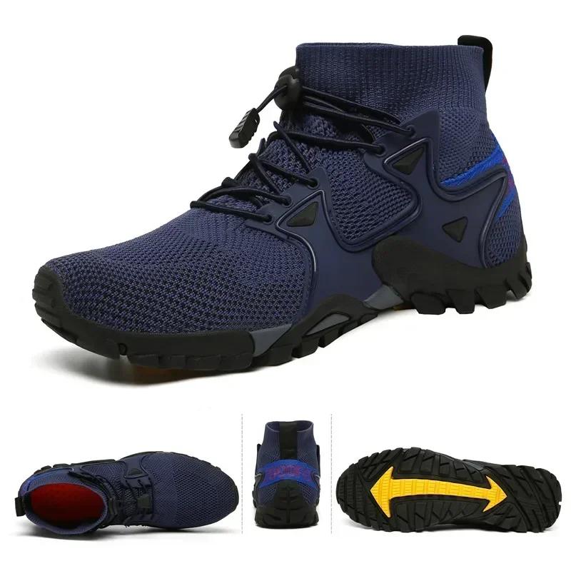 Fashion 2025 Summer Men's Casual Mesh Breathable Men's Sneakers Outdoor Slip-On Men's Shoes Lightweight Men Wading Shoes Zapatillas Male
