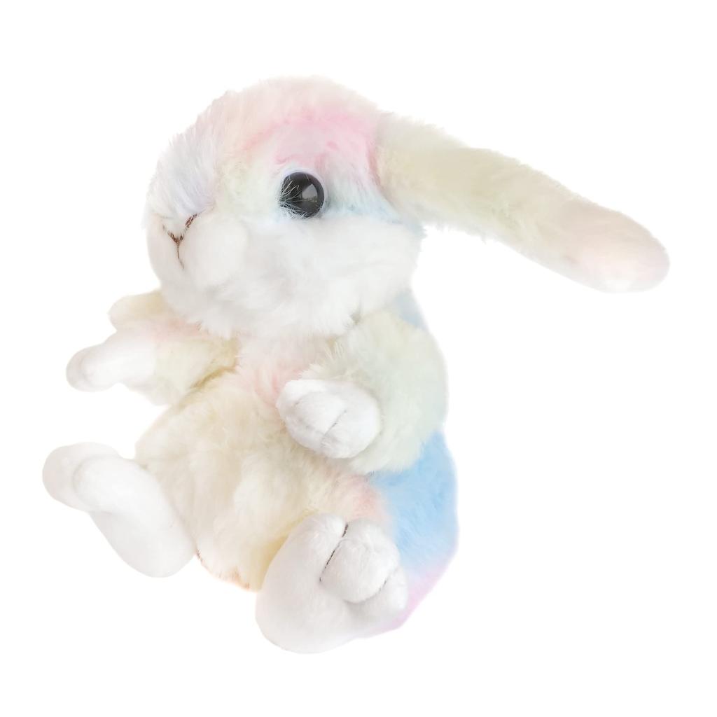 AQUA Kutarin Rabbit Rainbow Plush Toy (Random Fabric Pattern, Cannot Be Specified)