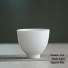 Yingqing Celadon Gongfu Tea Tasting Cup - White Porcelain with Logo