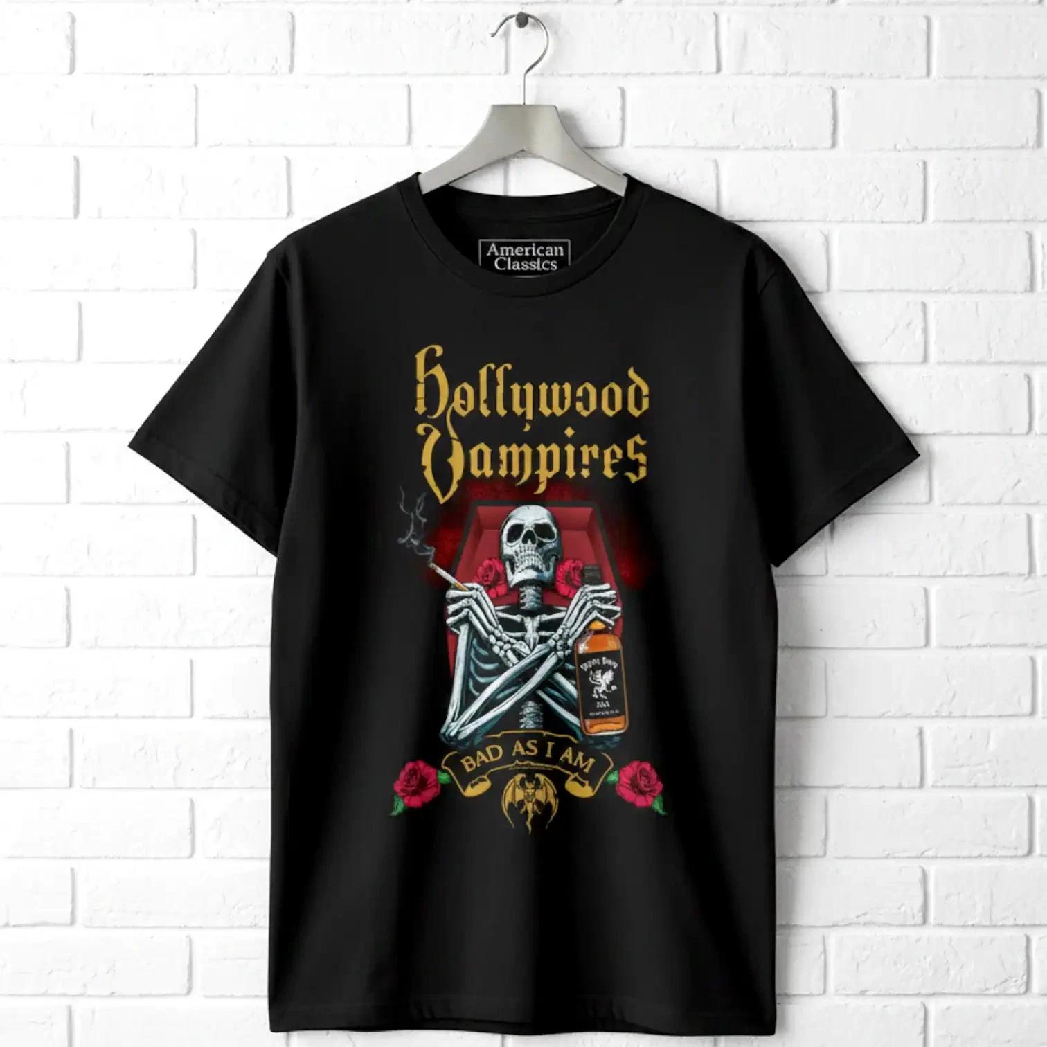 Hollywood Vampires Bad As I Am Men s T Shirt L