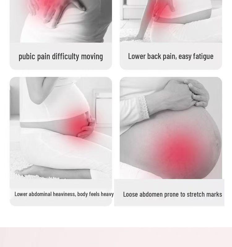 Verstellbarer Atmungsaktiver Mutterschaftsstützgürtel für Pränatale Bauchstütze