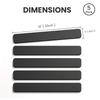 5Pcs Felt Pin Board Bar Strips Bulletin Board, Self Adhesive Cork Boards for Offices Home Wall Display Photos, Paste Notes